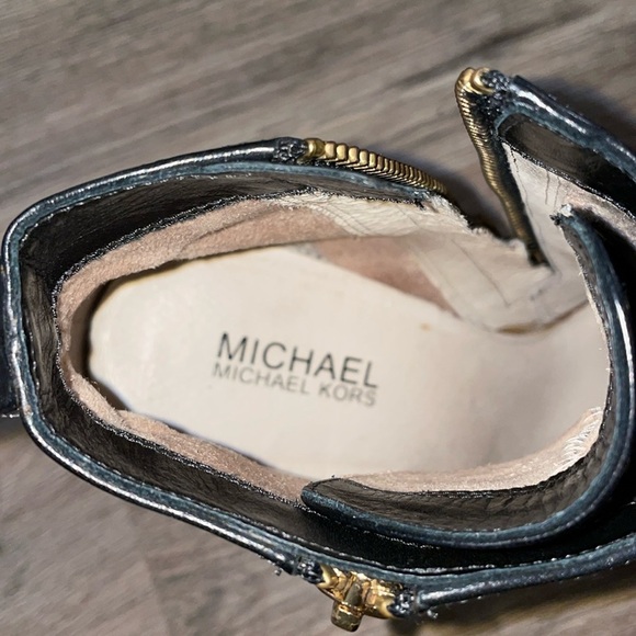MICHAEL Michael Kors Black leather boots size - 8M - Picture 8 of 8